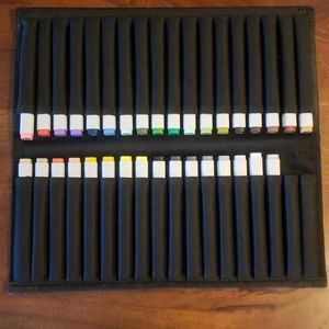 Copic Markers with Wallet Case